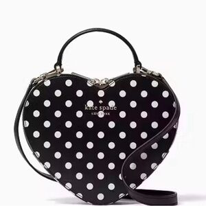 NWT ♠️ kate spade polka dot loveshack heart crossbody